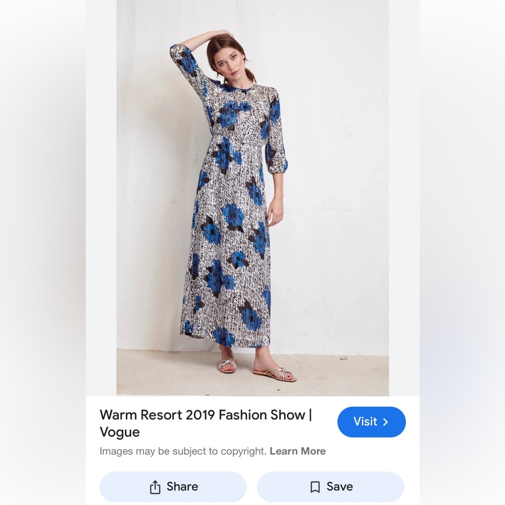 WARM floral dress